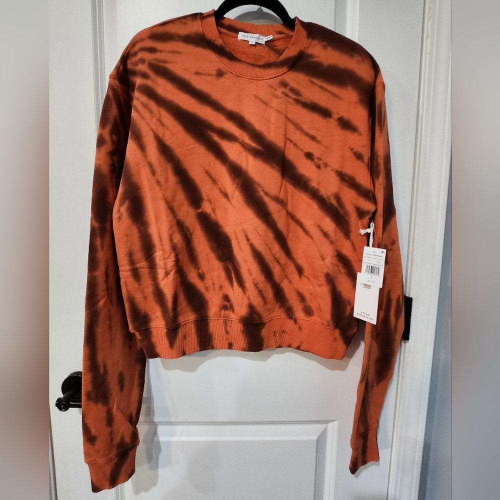 NWT GOOD AMERICAN BOYFRIEND SWEARSHIRT SIZE 0